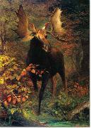 Albert Bierstadt In the Forest oil painting artist